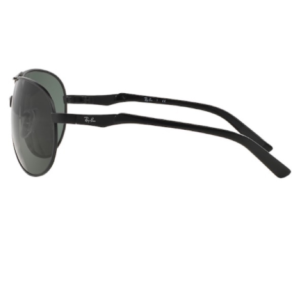 Men's Black RayBan Aviator Sunglasses - Picture 2 of 10